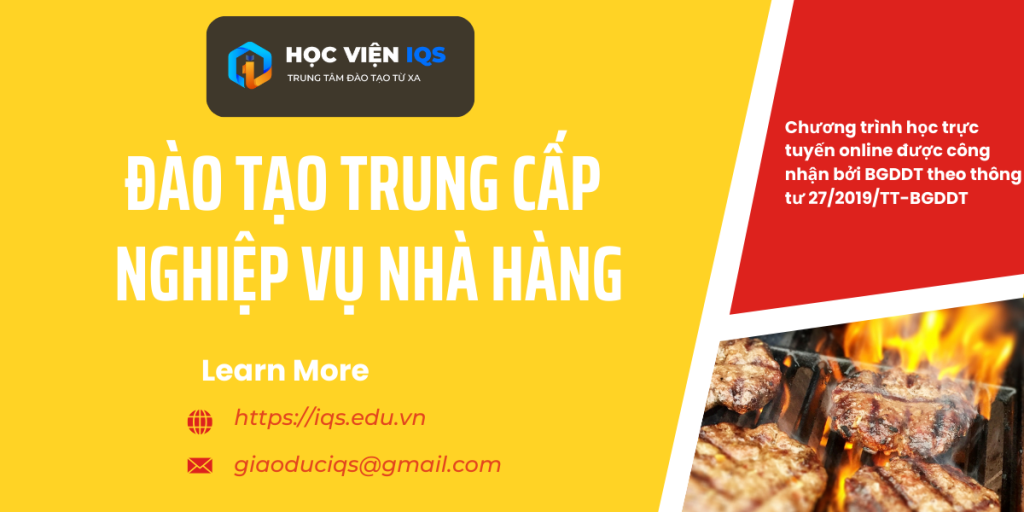 Đào Tạo Trung Cấp Nghiệp Vụ Nhà Hàng